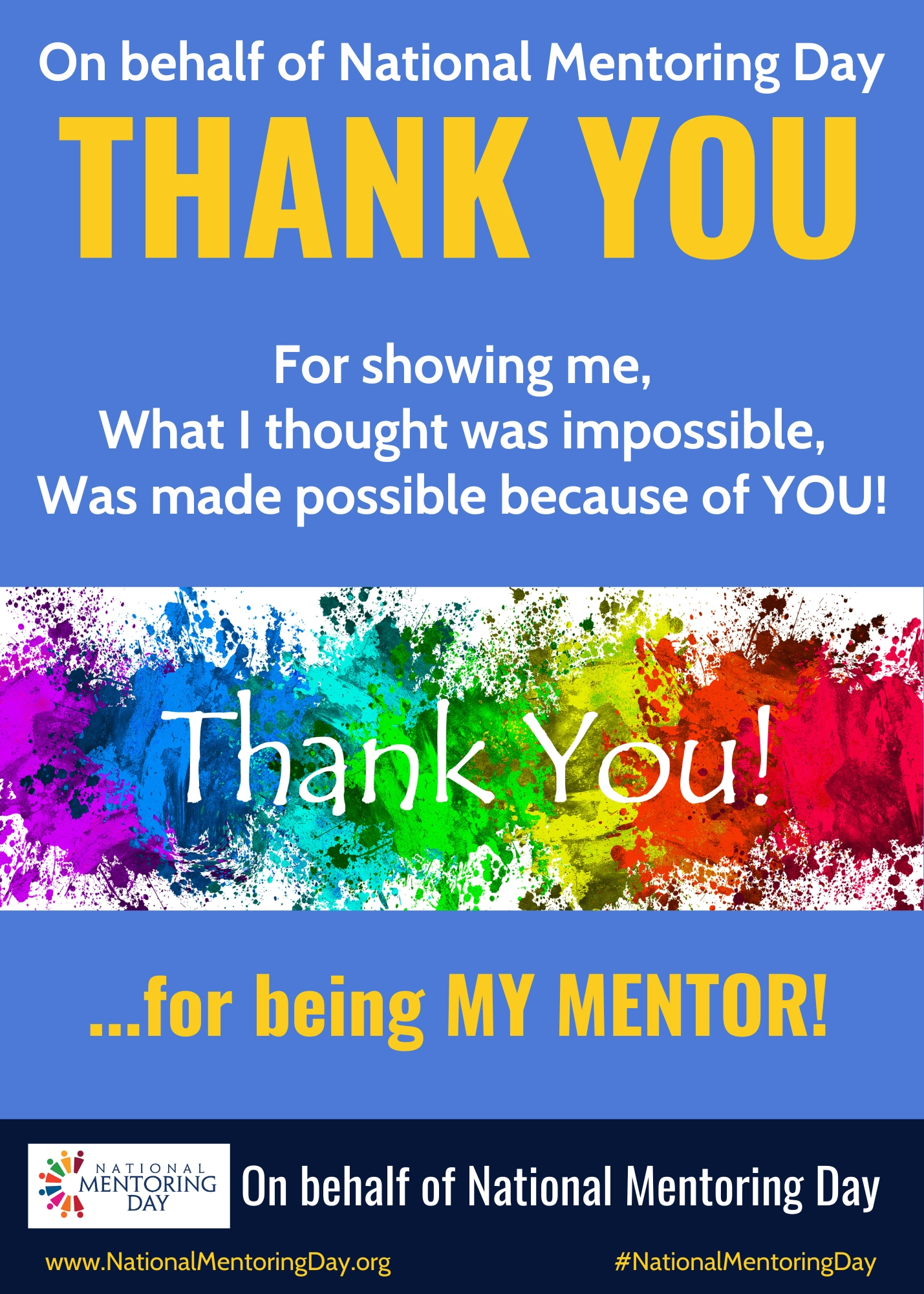 Thank You Mentor 10
